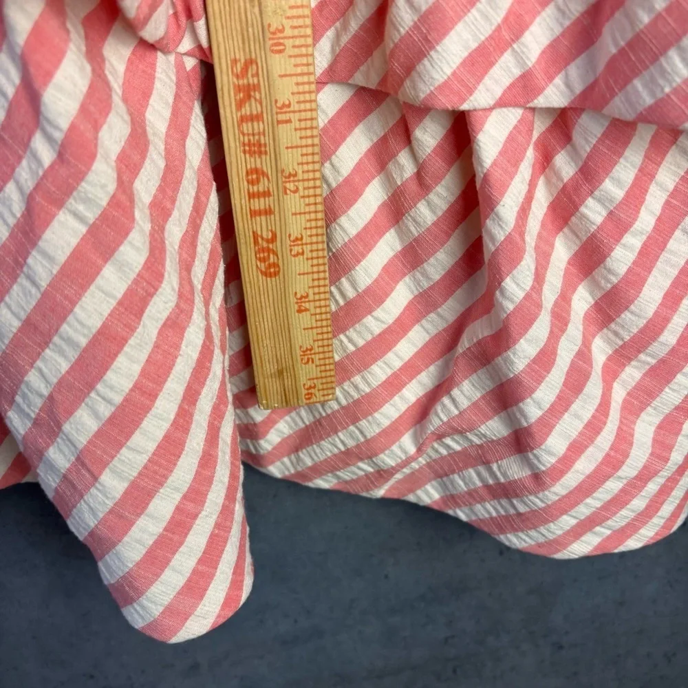 Cara Cara Terra Pink/Ivory Seersucker Skirt – Sz 8 (NWT)